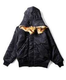 HOUSTON ヒューストン HEAVY NYLON TWILL FLIGHT JACKET / ヘビーナイロン エヌツービー フライトジャケット