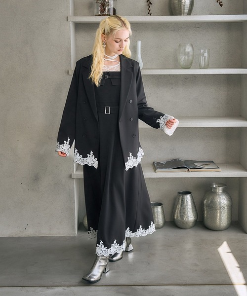 HARE（ハレ）の「ベルトデザインメタルヒールブーツ(HARE)（ブーツ・レディース・ブラック・LARGE/MEDIUM）」の6枚目の写真