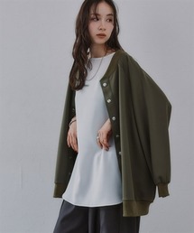 ダンボールニット素材コクーンカーディガン［Soiunique］