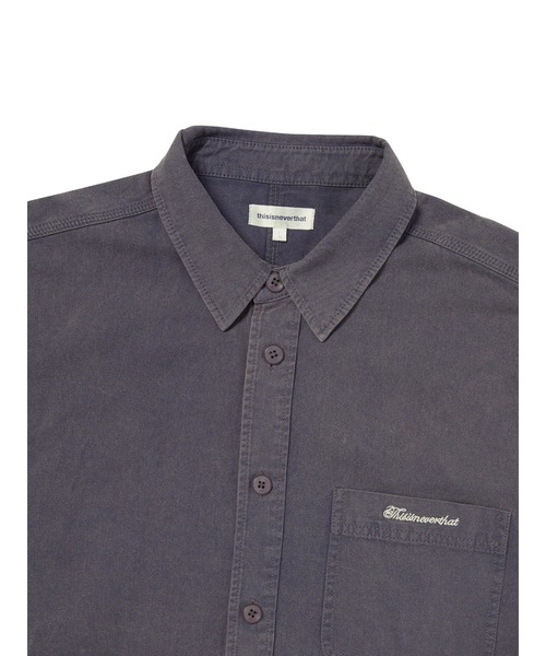 thisisneverthat(ディスイズネバーザット)の「Washed Twill Shirt(シャツ/ブラウス・メンズ・ストーン/ネイビー・M/S/XL/L)」の5枚目の写真