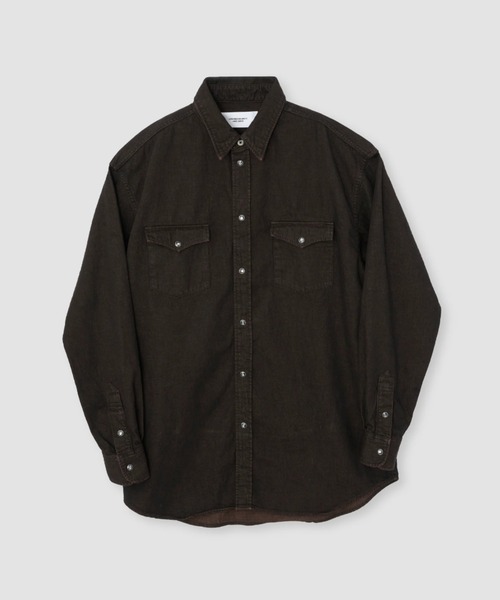 JOHN MASON SMITH（ジョンメイソンスミス）の「JOHN MASON SMITH 8oz DENIM WESTERN SHIRT (26WDM-#609S-BKBR)（シャツ/ブラウス・メンズ・ブラック系その他・SMALL/MEDIUM）」の6枚目の写真