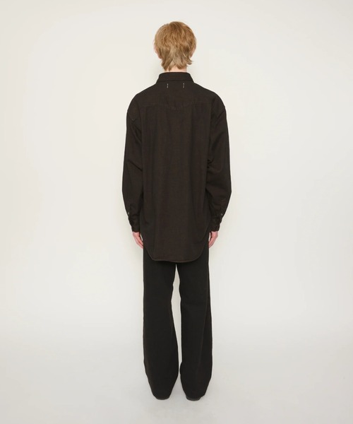 JOHN MASON SMITH（ジョンメイソンスミス）の「JOHN MASON SMITH 8oz DENIM WESTERN SHIRT (26WDM-#609S-BKBR)（シャツ/ブラウス・メンズ・ブラック系その他・SMALL/MEDIUM）」の5枚目の写真