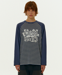 TEKET（テケット）の「Inside Curve Raglan L/S Tee Navy（Tシャツ/カットソー）」