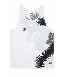 LEADRAW（リドロウ）の「RACE SINGLET DUST MAN WHITE（Tシャツ/カットソー）」