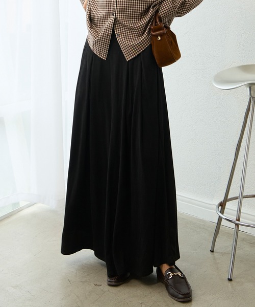 Aunely(オーネリー)の「【Aunely】エフォートレスタックスカーチョ<YOSOOIシリーズ>(その他パンツ・レディース・ライトベージュ/ブラウン/ブラック/チャコール/キャメル・M/L)」の1枚目の写真