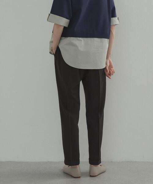 URBAN RESEARCH DOORS(アーバンリサーチドアーズ)の「ストレッチテーパードイージーパンツ(その他パンツ・レディース・ブラック/チャコールグレー・X-SMALL/SMALL/MEDIUM)」の7枚目の写真