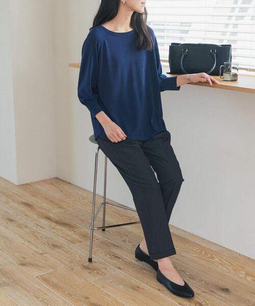 URBAN RESEARCH DOORS(アーバンリサーチドアーズ)の「ストレッチテーパードイージーパンツ(その他パンツ・レディース・ブラック/チャコールグレー・X-SMALL/SMALL/MEDIUM)」の11枚目の写真