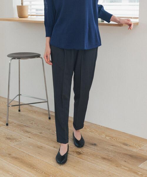 URBAN RESEARCH DOORS(アーバンリサーチドアーズ)の「ストレッチテーパードイージーパンツ(その他パンツ・レディース・ブラック/チャコールグレー・X-SMALL/SMALL/MEDIUM)」の13枚目の写真