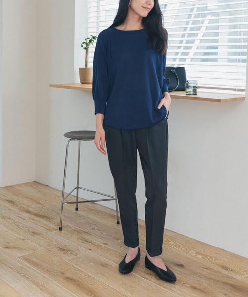 URBAN RESEARCH DOORS(アーバンリサーチドアーズ)の「ストレッチテーパードイージーパンツ(その他パンツ・レディース・ブラック/チャコールグレー・X-SMALL/SMALL/MEDIUM)」の17枚目の写真