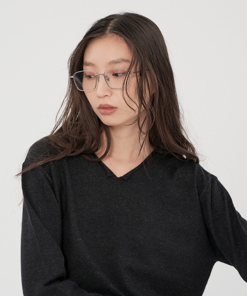 WISH FOR EVER(ウィッシュフォーエバー)の「V NECK MELANGE KNIT/Vネックメランジニット(ニット/セーター・メンズ・ブラウン/マスタード/グリーン/ブラック・SMALL/MEDIUM/LARGE)」の14枚目の写真