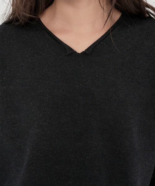 WISH FOR EVER(ウィッシュフォーエバー)の「V NECK MELANGE KNIT/Vネックメランジニット(ニット/セーター・メンズ・ブラウン/マスタード/グリーン/ブラック・SMALL/MEDIUM/LARGE)」の19枚目の写真
