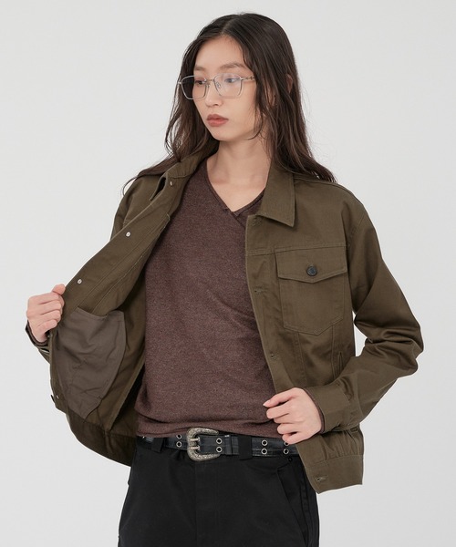 WISH FOR EVER(ウィッシュフォーエバー)の「V NECK MELANGE KNIT/Vネックメランジニット(ニット/セーター・メンズ・ブラウン/マスタード/グリーン/ブラック・SMALL/MEDIUM/LARGE)」の22枚目の写真