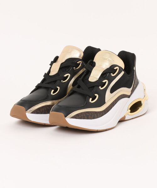 【未使用】MICHAEL KORS　TONI ミックスメディア スニーカー セール】TONI ミックスメディア スニーカー - MKシグネチャー