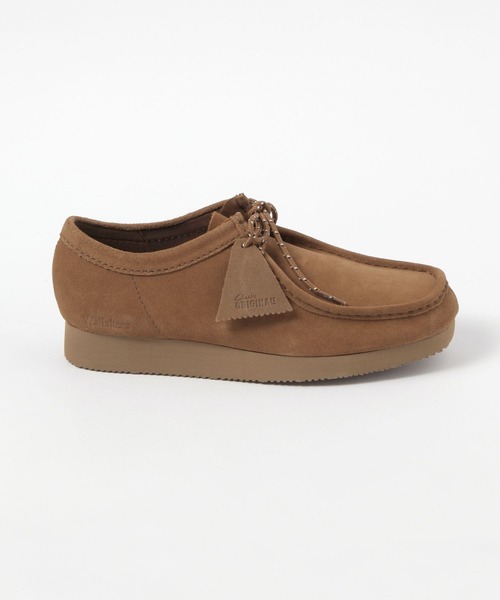 Clarks(クラークス)の「【Clarks(クラークス)】Wallabee Lite(モカシン/デッキシューズ・メンズ・ベージュ/ブラウン・26.5/25.5)」の4枚目の写真