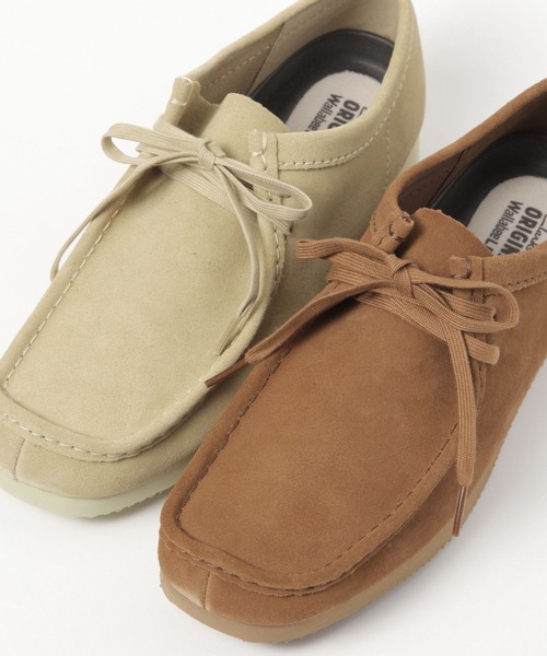Clarks(クラークス)の「【Clarks(クラークス)】Wallabee Lite(モカシン/デッキシューズ・メンズ・ベージュ/ブラウン・26.5/25.5)」の16枚目の写真