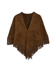 Ameri（アメリ）の「SEQUIN EMBROIDERY SATIN PONCHO（ポンチョ）」