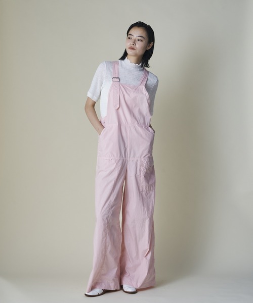 mintdesigns（ミントデザインズ）の「Utility Overalls（サロペット/オーバーオール・レディース・ピンク/チャコール・ONESIZE）」の2枚目の写真