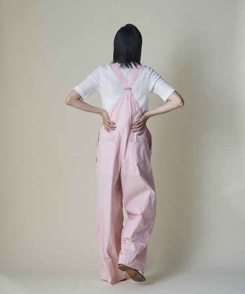 mintdesigns（ミントデザインズ）の「Utility Overalls（サロペット/オーバーオール・レディース・ピンク/チャコール・ONESIZE）」の7枚目の写真