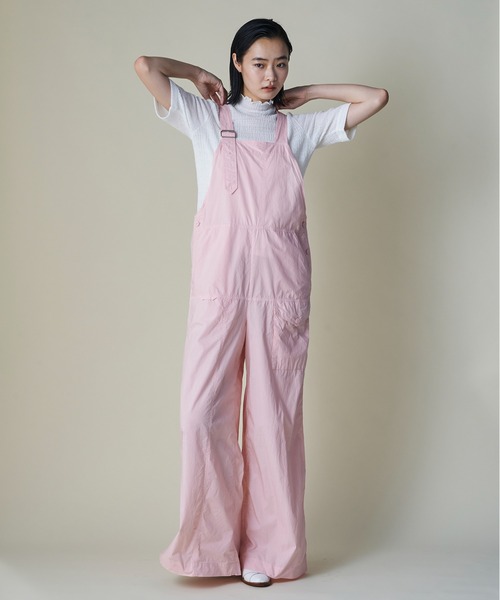 mintdesigns（ミントデザインズ）の「Utility Overalls（サロペット/オーバーオール・レディース・ピンク/チャコール・ONESIZE）」の5枚目の写真