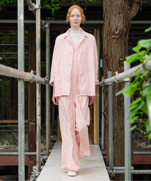 mintdesigns（ミントデザインズ）の「Utility Overalls（サロペット/オーバーオール・レディース・ピンク/チャコール・ONESIZE）」の3枚目の写真