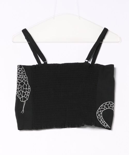gibous(ギボス)の「gibous/ギボス/snake scorpion ribbon bustier(その他トップス・レディース・ブラック・F)」の2枚目の写真