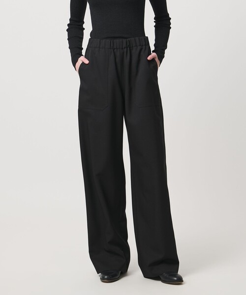 LOEFF（ロエフ）の「＜LOEFF＞ポリエステルラチネ ファティーグ パンツ（その他パンツ・レディース・ブラック/ベージュ/ダークグレー・1/0）」の6枚目の写真