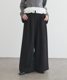 杢見えタックワイドパンツ