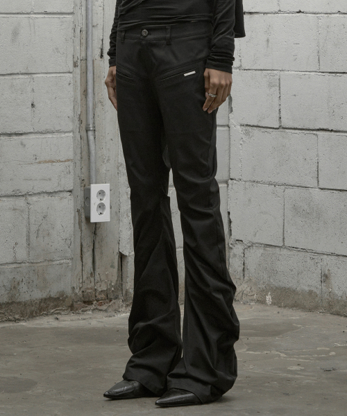 ROCKCAKE（ロックケーキ）の「Zip Pocket Shirring Pants - Black（その他パンツ・レディース・その他・SMALL/MEDIUM）」の5枚目の写真