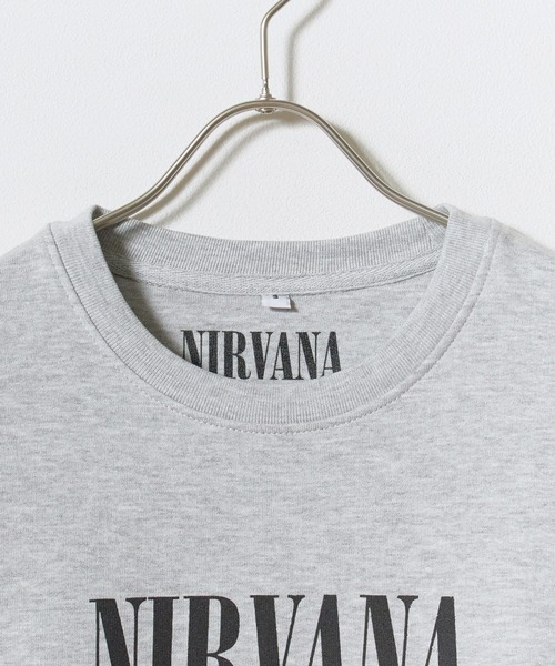 ROCK-OFF(ロックオフ)の「NIRVANA / ニルヴァーナ In Utero 公式ライセンス クルーネック プリントデザイン スウェット バンド ストリート ロック メンズ 2026年秋冬 秋服 冬服(スウェット・メンズ・グレー・XL/L/M)」の2枚目の写真