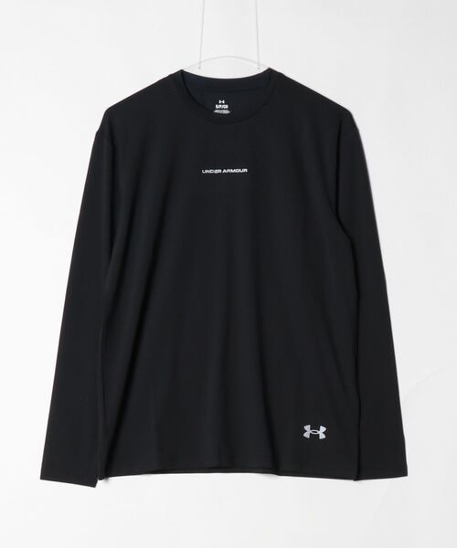 UNDER ARMOUR(アンダーアーマー)の「アンダーアーマー UNDER ARMOUR UAストレッチ グラフィック ロングスリーブ シャツ(Tシャツ/カットソー・メンズ・ブルー/ブラック・LL/3L/L/S/M)」の1枚目の写真