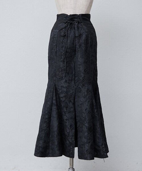 Mavie..7（メヴィセットゥ）の「【Mavie..7】バックレースUPマーメイドスカート（スカート・レディース・その他1/ブラック・SMALL/MEDIUM）」の10枚目の写真