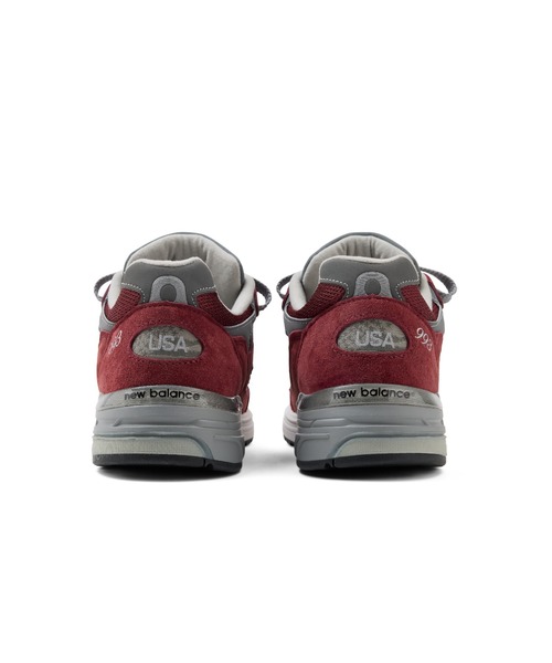 NEW BALANCE（ニューバランス）の「Made in USA 993（スニーカー・メンズ・バーガンディー・29.0cm/28.5cm/28.0cm/27.5cm/27.0cm/26.5cm/26.0cm/25.5cm/25.0cm）」の4枚目の写真