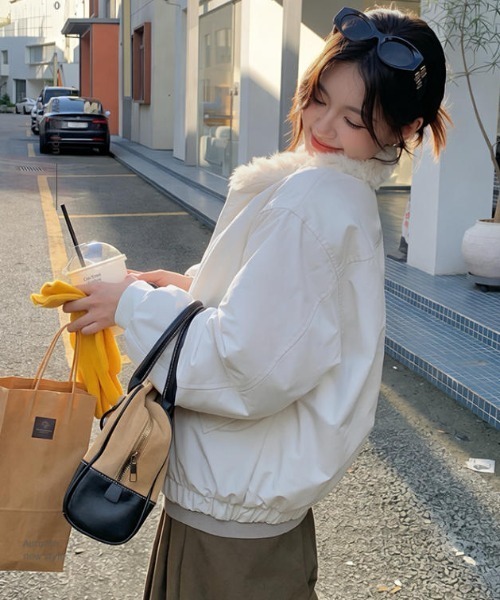 FLINEA(フリネア)の「シンプルポケット付きジャケット(その他アウター・レディース・ダークグレー/アイボリー/ピンク/ベージュ・S/M/L/XL)」の13枚目の写真
