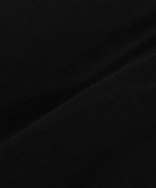 LAD MUSICIAN(ラッドミュージシャン)の「WOOL JERSEY HIGH NECK LONG SLEEVE T-SHIRT(Tシャツ/カットソー・メンズ・ブラック/チャコールグレー・44/46/42)」の3枚目の写真