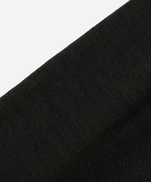 LAD MUSICIAN(ラッドミュージシャン)の「WOOL JERSEY HIGH NECK LONG SLEEVE T-SHIRT(Tシャツ/カットソー・メンズ・ブラック/チャコールグレー・44/46/42)」の5枚目の写真