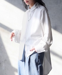 変形スリーブ シャツ
