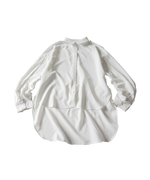 antiqua（アンティカ）の「変形スリーブ シャツ（シャツ/ブラウス・レディース・ホワイト/ブラック/ライム・ONESIZE）」の16枚目の写真
