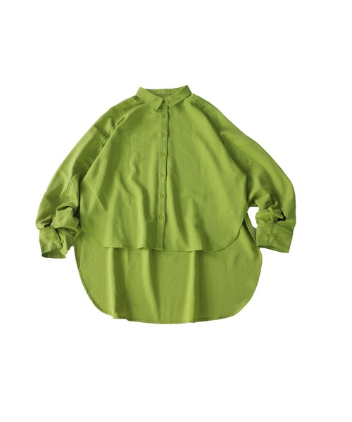 antiqua（アンティカ）の「変形スリーブ シャツ（シャツ/ブラウス・レディース・ホワイト/ブラック/ライム・ONESIZE）」の18枚目の写真