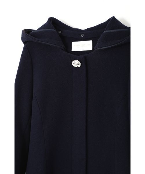 PROPORTION BODY DRESSING（プロポーションボディドレッシング）の「【CanCam 12月号掲載】ポケットファーフードコート（その他アウター・レディース・ネイビー/グレー系その他/ブルー・1/2/3）」の15枚目の写真