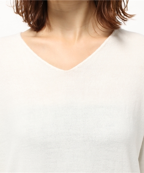 RAY CASSIN（レイカズン）の「カシミヤタッチロングワンピース（ワンピース・レディース・キナリ/杢グレー/ブラック・FREE）」の7枚目の写真