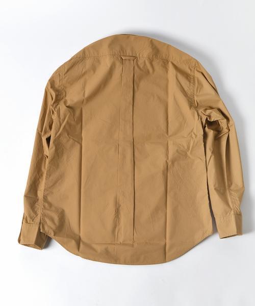SHIPS Days（シップスデイズ）の「SHIPS Days STANDARD: タイプライター シャツ□（シャツ/ブラウス・メンズ・カーキ/ブルー・LARGE/MEDIUM/SMALL）」の9枚目の写真