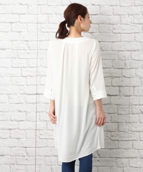 LEPSIM(レプシィム)の「ムジガラヨウリュウワンピース 744398(ワンピース・レディース・ブルー系その他/オフホワイト/ブラック系その他/グレー・LARGE/MEDIUM)」の12枚目の写真