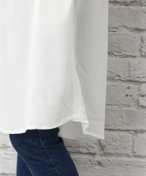 LEPSIM(レプシィム)の「ムジガラヨウリュウワンピース 744398(ワンピース・レディース・ブルー系その他/オフホワイト/ブラック系その他/グレー・LARGE/MEDIUM)」の16枚目の写真