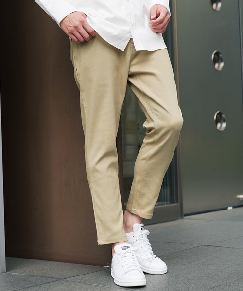 jiggys shop(ジギーズショップ)の「ストレッチ テーパード アンクルパンツ(チノパンツ・メンズ・ホワイト系その他2/ブラック系その他/ブラック/ホワイト系その他/ライトグレー/ネイビー/ブルー系その他/ホワイト/ベージュ/グレー/ブラック系その他2/グレー系その他/ホワイト系その他3/ブラック系その他3/その他2/その他3/その他4/その他5/その他1/その他9/その他7/その他6/その他8/モカ/グレー系その他2・SMALL/LARGE/MEDIUM/X-LARGE/L/XL/S/M)」の14枚目の写真