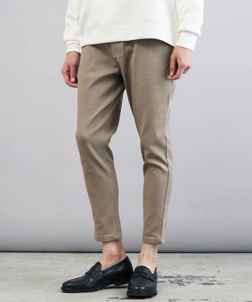 jiggys shop(ジギーズショップ)の「ストレッチ テーパード アンクルパンツ(チノパンツ・メンズ・ホワイト系その他2/ブラック系その他/ブラック/ホワイト系その他/ライトグレー/ネイビー/ブルー系その他/ホワイト/ベージュ/グレー/ブラック系その他2/グレー系その他/ホワイト系その他3/ブラック系その他3/その他2/その他3/その他4/その他5/その他1/その他9/その他7/その他6/その他8/モカ/グレー系その他2・SMALL/LARGE/MEDIUM/X-LARGE/L/XL/S/M)」の12枚目の写真