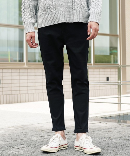 jiggys shop(ジギーズショップ)の「ストレッチ テーパード アンクルパンツ(チノパンツ・メンズ・ホワイト系その他2/ブラック系その他/ブラック/ホワイト系その他/ライトグレー/ネイビー/ブルー系その他/ホワイト/ベージュ/グレー/ブラック系その他2/グレー系その他/ホワイト系その他3/ブラック系その他3/その他2/その他3/その他4/その他5/その他1/その他9/その他7/その他6/その他8/モカ/グレー系その他2・SMALL/LARGE/MEDIUM/X-LARGE/L/XL/S/M)」の5枚目の写真