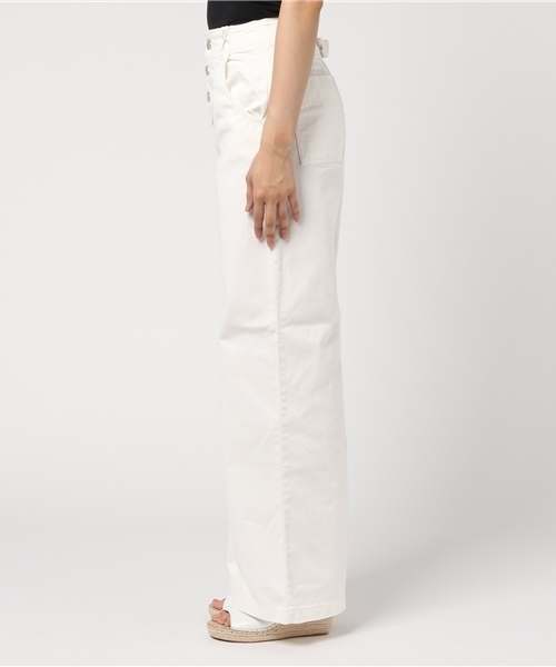 SLY（スライ）の「釦フライ WIDE ストレートPT（その他パンツ・レディース・オフホワイト/ベージュ/ライトピンク・1/2/0）」の5枚目の写真