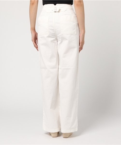 SLY（スライ）の「釦フライ WIDE ストレートPT（その他パンツ・レディース・オフホワイト/ベージュ/ライトピンク・1/2/0）」の6枚目の写真