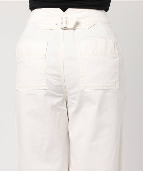 SLY（スライ）の「釦フライ WIDE ストレートPT（その他パンツ・レディース・オフホワイト/ベージュ/ライトピンク・1/2/0）」の8枚目の写真