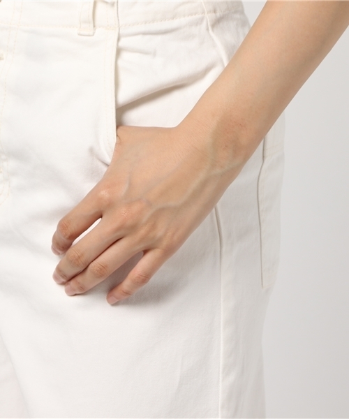 SLY（スライ）の「釦フライ WIDE ストレートPT（その他パンツ・レディース・オフホワイト/ベージュ/ライトピンク・1/2/0）」の10枚目の写真